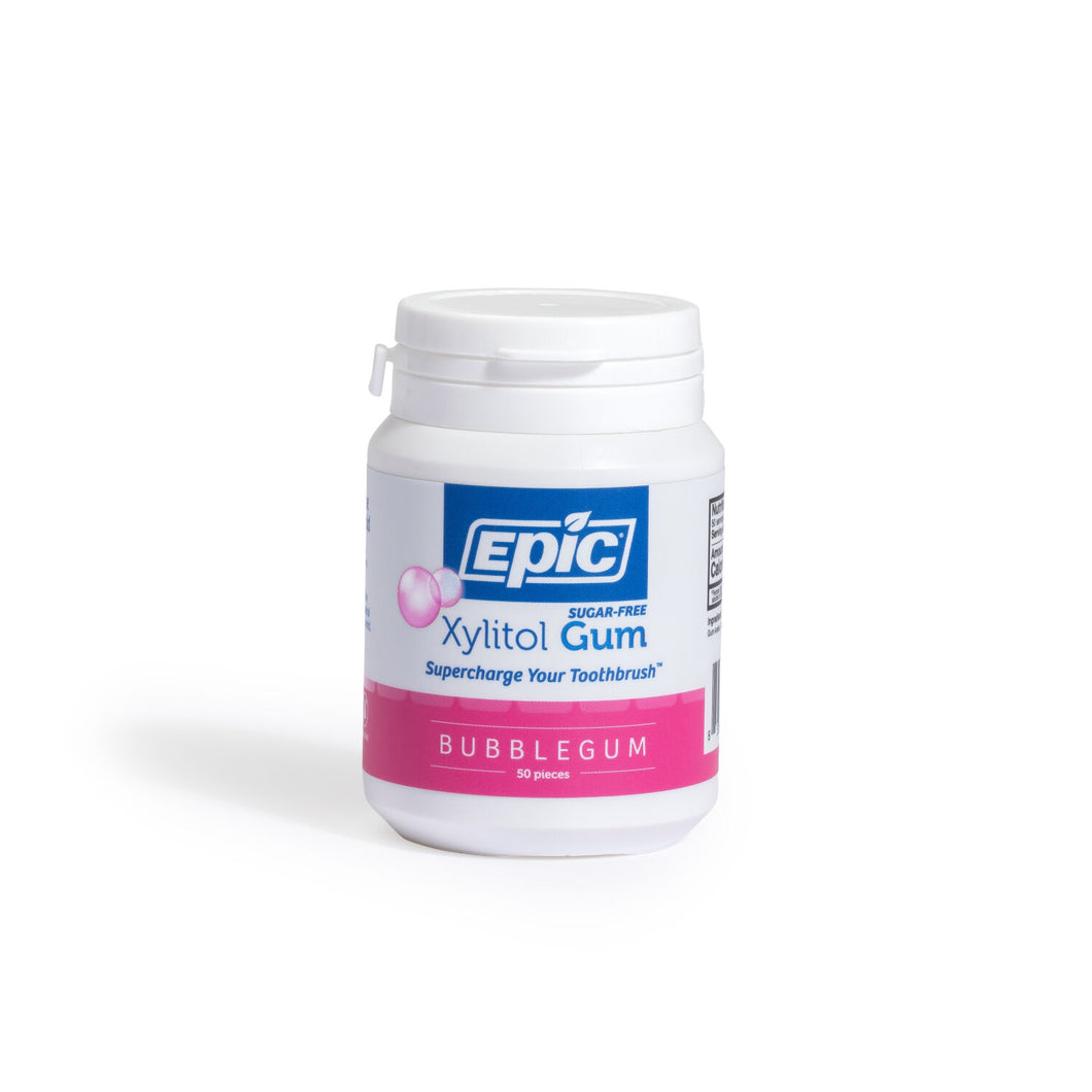 Epic Xylitol Chewing Gum Bottles - 50 pieces