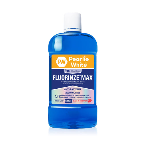 Pearlie White Fluorinze Max High Fluoride Mouth Rinse 500ml